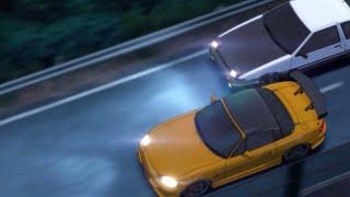 Initial D - AE86 vs Roadster blind attack (Fifth Stage)