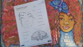 Art journaling pages with Danielle Mack, Dina Wakley, Dylusions and lots of heatembossing!