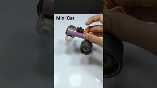 How to make mini car with motor || Mini toy car at home #motor #car #shorts