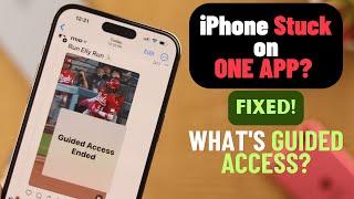 iPhone Stuck on One App? - Turn Off Guided Access to Fix!