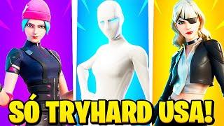 SKINS QUE SÓ QUEM É TRYHARD NO FORTNITE USA EM 2024!