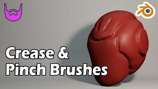 How to use the Crease and Pinch Brush