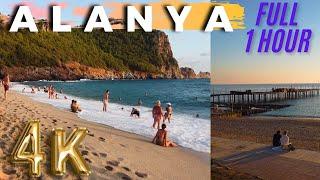 ALANYA: GANZE STRASSEN- UND STRAND-WANDERUNG! ALANYA, ANTALYA, TÜRKEI-URLAUB, TÜRKEI-REISE, 4K-VIDEO