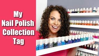 My Nail Polish Collection Tag Video! || Livwithbiv