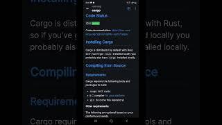 Cargo Rust material for beginners