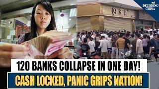 China's Money Crisis: 300+ Banks Below 3% Capital, 120 Collapse in One Day!