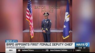 Sharon Douglas breaks barriers as first appointed female deputy chief of Baton Rouge Police Depar...