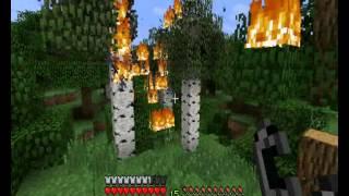 Minecraft - THE MOST EPIC FOREST FIRE!!