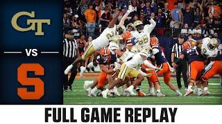 Georgia Tech vs. Syracuse Full Game Replay | 2024 ACC Football