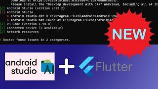 "Flutter Doctor: Android Studio Not Installed" Error | Flutter 2023 - windows 11(NEW)