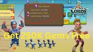 Lord's mobile! Get Free Gems 250k   Free Gems Now lord's mobile 2024