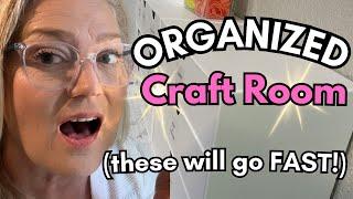 RUN for this *NEW* Organizing Tool! 10 Minute Craft Room Organization 2024