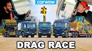 Scania Trucks & Crazy Cargo: DRAG RACE *115 Tonnes!*