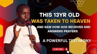 This 13yr old was taken to heaven and saw how God receives prayers - A testimony by Jesse Godslove.