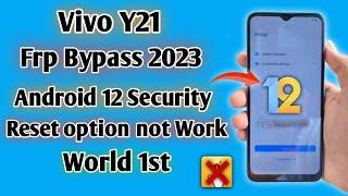 Vivo Y21, Y21A, Y21T Frp Bypass Android 12 | Vivo V2111 Frp bypass New Latest Security