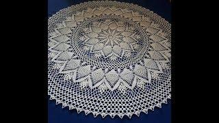 Салфетка крючком "Жозефина"_Doily crochet "Josephine"_Часть 1 #салфетка #салфеткакрючком