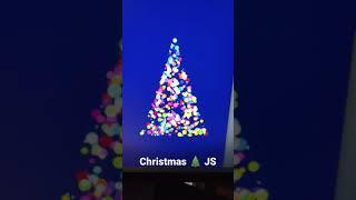 JavaScript Christmas tree  #shorts