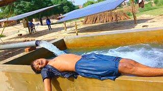 Swimming In Village Tubewell | Swimming Vlog | Vlog Adventures