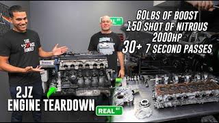 2000hp 2JZ Engine Teardown - Baltic Supra 7 Second Build | Diagnosing Low Oil Pressure Issue