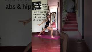 Yoga Pose: How to Step into Warrior 1  ‍️