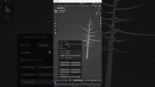 Easy Trees in Blender with this FREE Add-On! #shorts