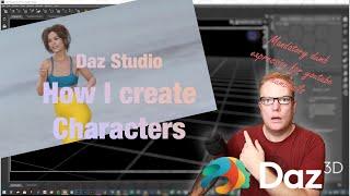 [Daz Studio] Let's create a character