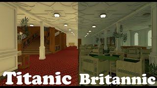 Titanic vs. (RMS) Britannic [Comparison]