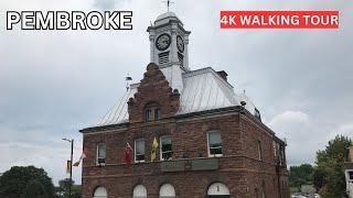 Pembroke Ontario Canada Downtown 4K Walking Tour | Beautiful Historic Town | 4K Walking Tours