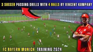 3 Soccer Passing Drills With 4 Balls By Vincent Kompany FC Bayern Munich