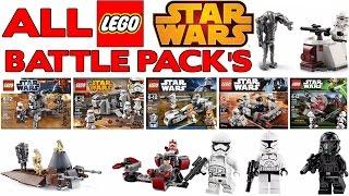 ALL LEGO Star Wars Battle Packs Ever Made! (As of 2017)