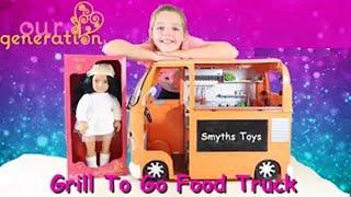 Our Generation Food Truck And Doll Unboxing