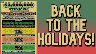 Holiday Leftovers: $3,000,000 MAX! Viewer Request! | New York Lottery Scratch Off Gameplay