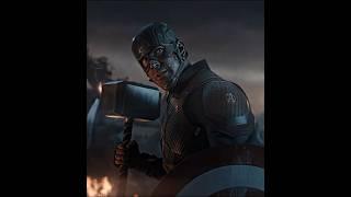 "Captain America Was Worthy In Endgame" | Song - Los Voltaje (Slowed) | #marvel #edit #shorts