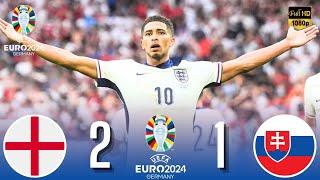 England vs Slovakia 2-1 •All Goals & Highlights • EURO 2024