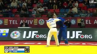 Hansoku-make. Waki-gatame. Grand Slam Tel-Aviv 2023. DEGUCHI  - BILODID