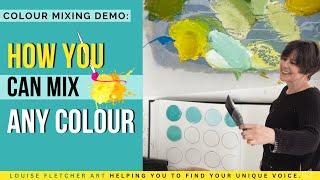 Colour Mixing Demo: How You can Mix Any Colour