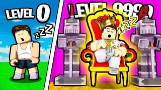 GETTING MAX LEVEL SLEEP in Roblox Sleeping Simulator!