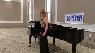 Emma Berube, 2018 Vocal Competition Competitor