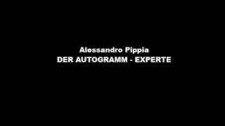 Der Autogramm - Experte, Alessandro Pippia. Blick Hinter die Kulissen