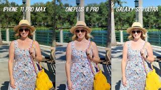 OnePlus 8 Pro vs Galaxy S20 Ultra vs iPhone 11 Pro Max Camera Test (After Update)