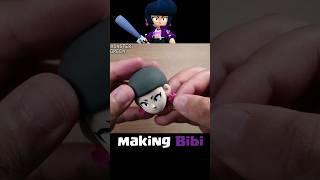 브롤스타즈 비비 만들기  I made brawl stars bibi with air dry clay #brawlstars