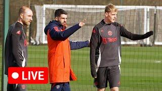  LIVE | Manchester United train ahead of Real Sociedad UEFA Europa League clash