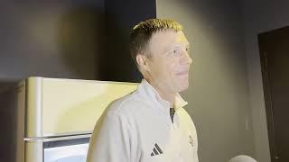 Bucky McMillan talks before Dallas A&M Club Coach’s Night
