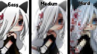 My edit level  Easy, medium, Hard  •// Gacha Life //• ️ blood warning ️