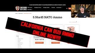 California can buy ammo online now!!!!