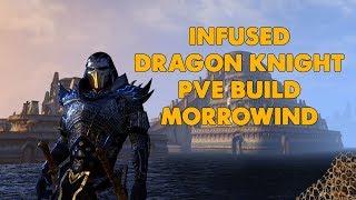 ESO - "Infused" PVE Stamina Dragonknight DPS Build - (Morrowind)