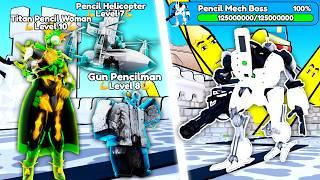  New PENCIL UNITS vs New BOSS PENCIL Update! NEW UNITS TRADES   - Toilet Tower Defense