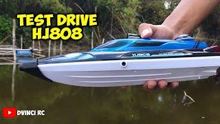 RC Boat Murah tapi ngebutt banget, kita test drive RC boat HJ808 Part 2 