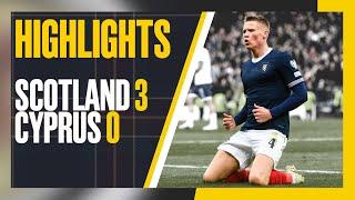 Scotland 3-0 Cyprus | Scott McTominay Scores Hampden Double | Euro 2024 Qualifier Highlights