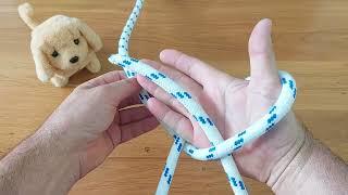 Учимся вязать узел Булинь (Bowline knot) первый узел который нужно знать на все случаи жизни.